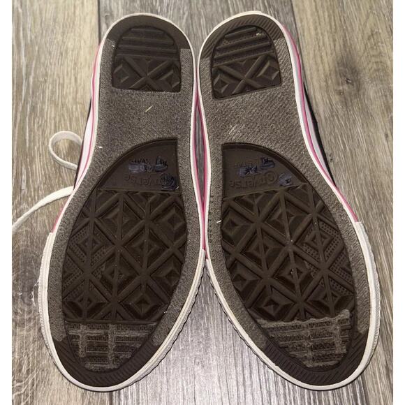 Converse Chuck Taylor All Star Youth US Size 2 Black Pink Sneaker Shoes 654365F - Picture 10 of 10